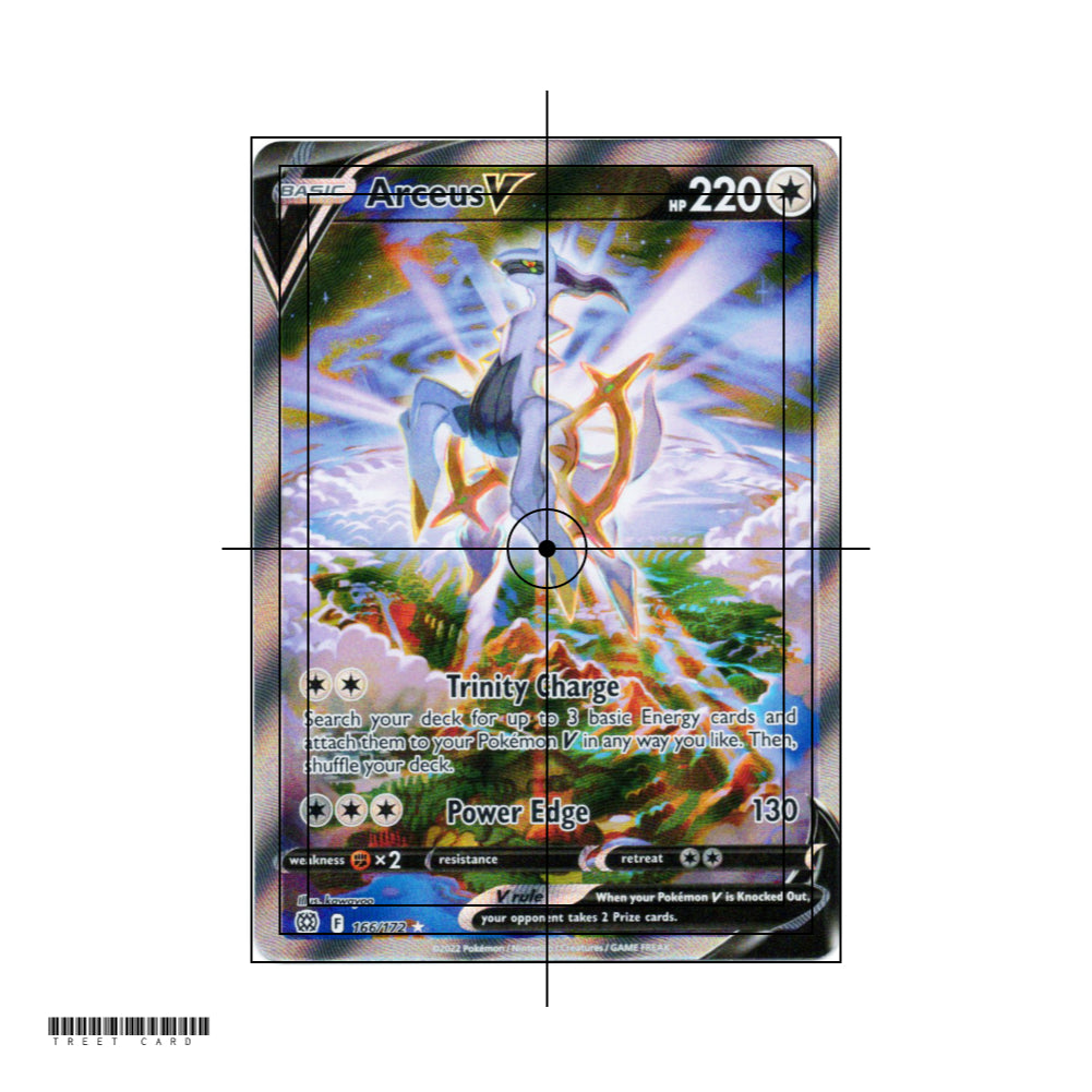 Arceus V SWSH09 166/172 Brilliant Stars Ultra Rare EN Pokemon Card Game PTCG