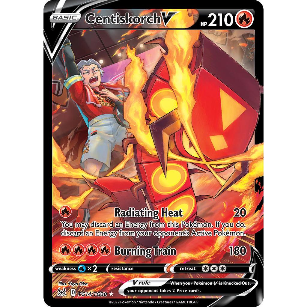 Centiskorch V TG14/TG30 SWSH11 Lost Origin Trainer Gallery EN Pokemon Card Game PTCG