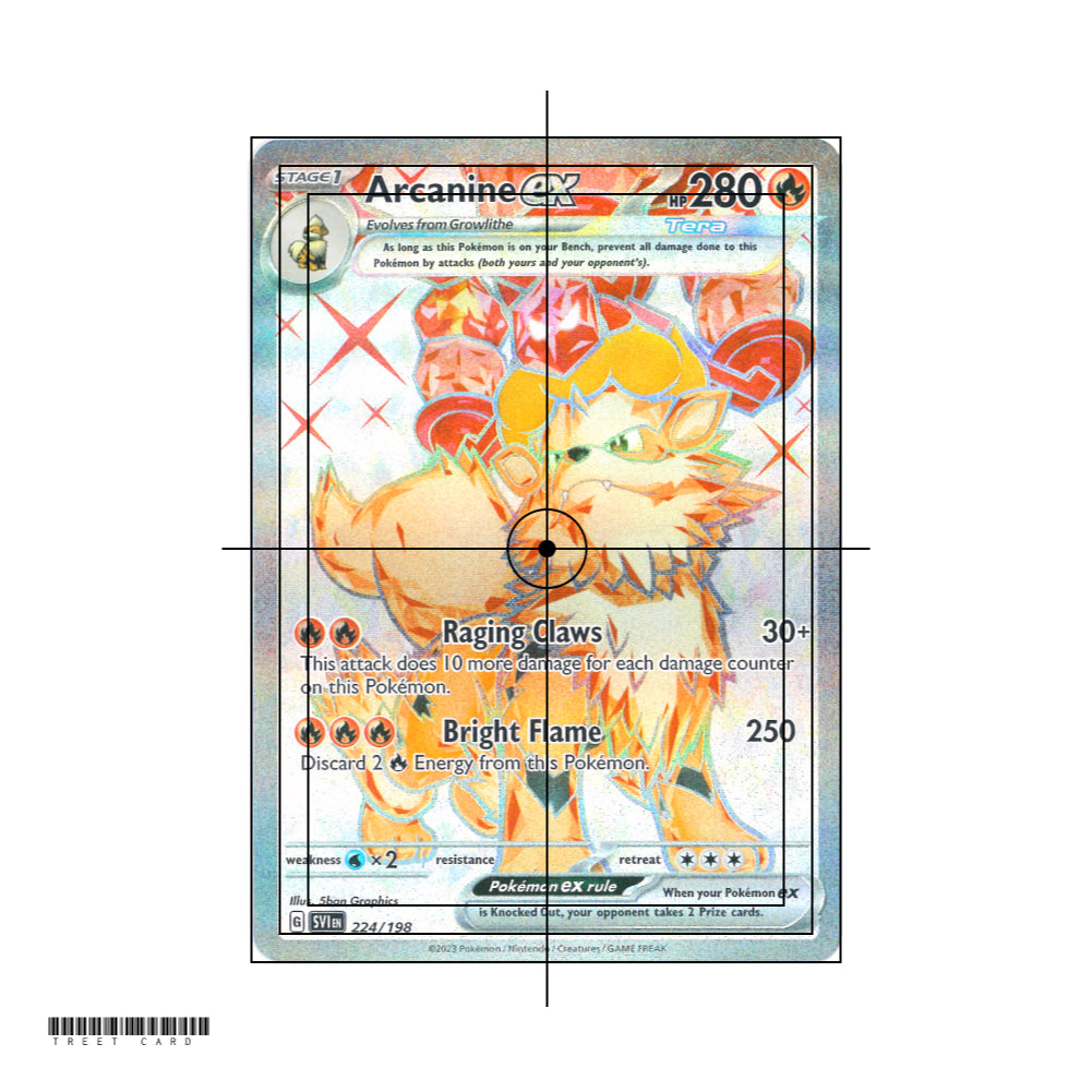 Arcanine ex SV1 224/198 SV01 Scarlet & Violet Base Set Ultra Rare EN Pokemon Card Game PTCG