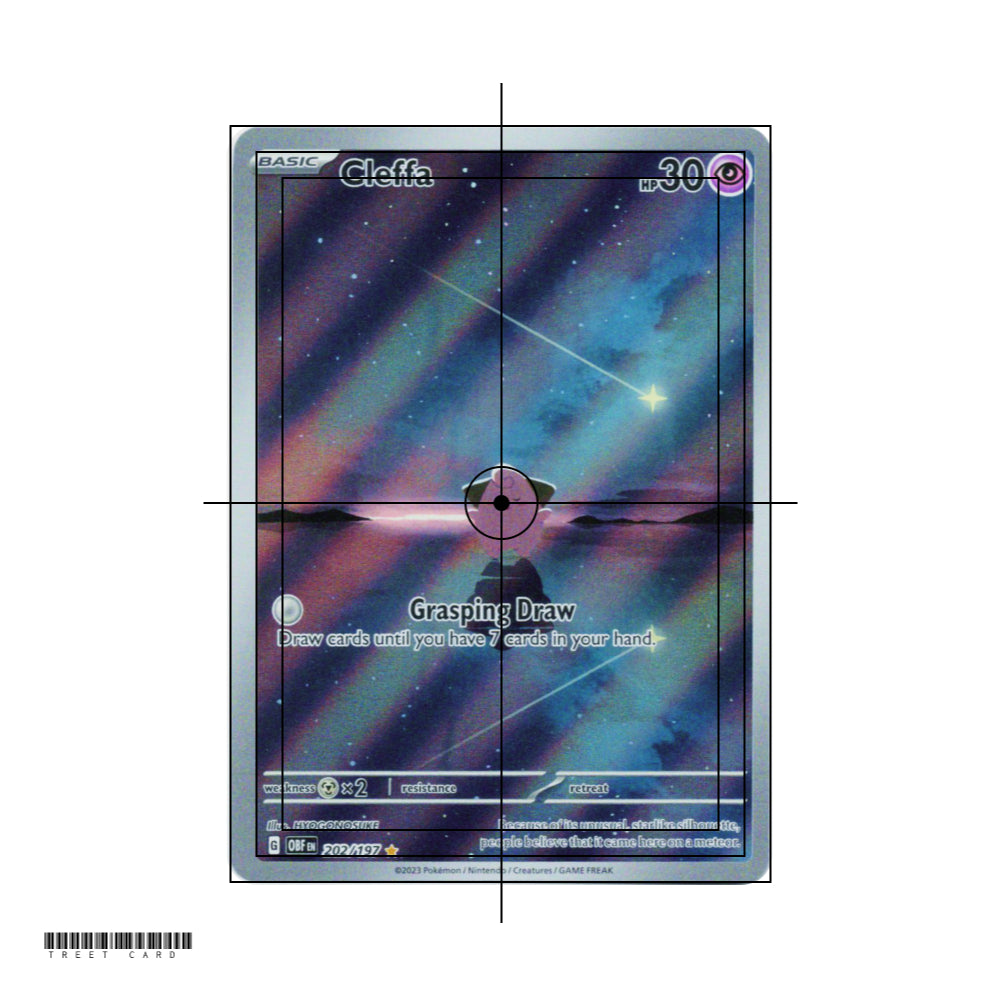 Cleffa OBF 202/197 SV03 Obsidian Flames Illustration Rare EN Pokemon Card Game PTCG