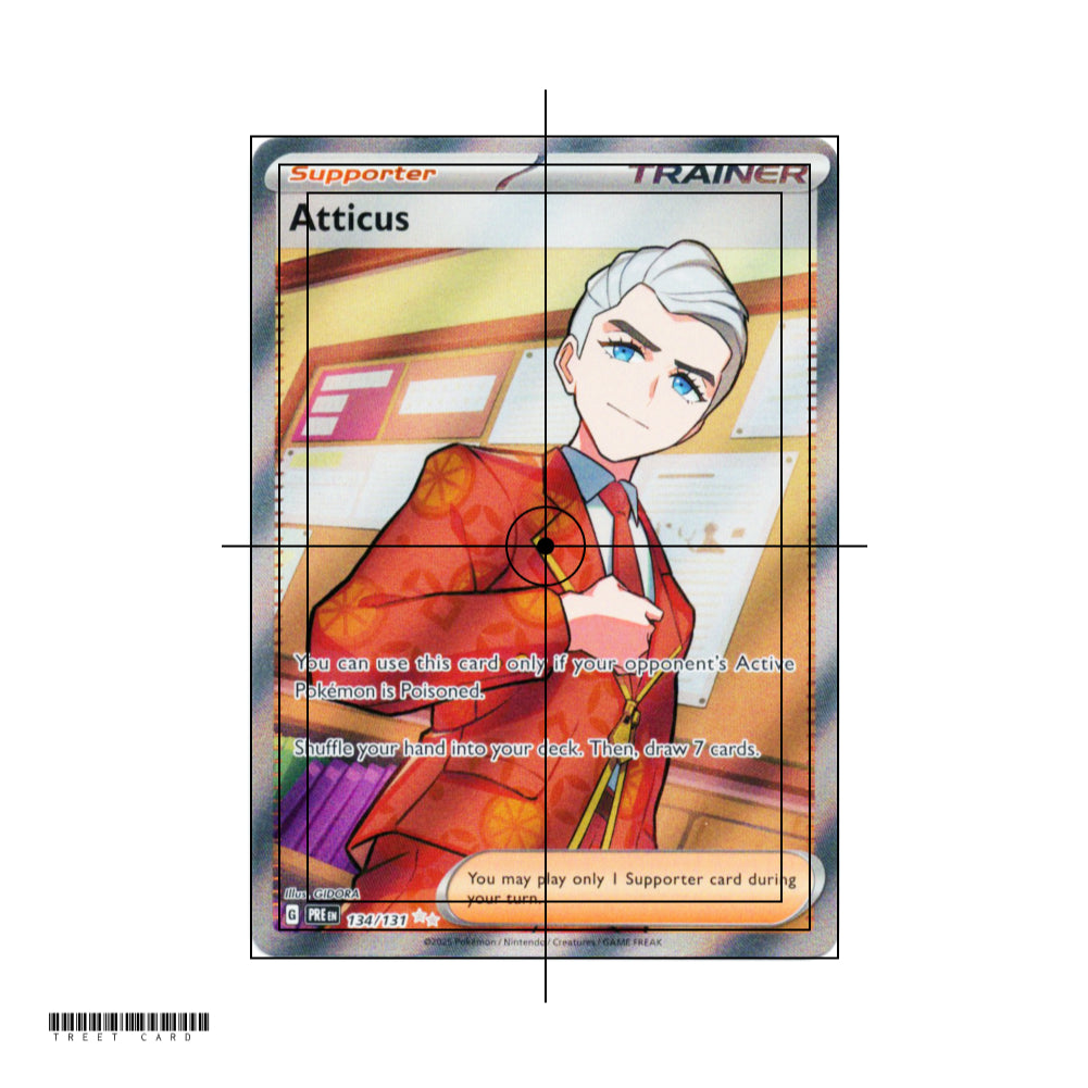 Atticus PRE 134/131 Prismatic Evolutions Ultra Rare Full Art Trainer EN Pokemon Card Game PTCG