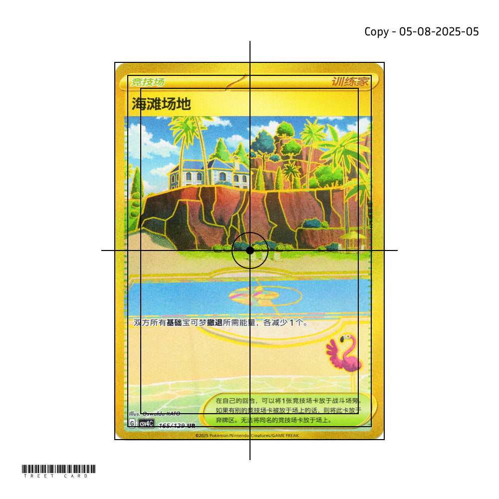Beach Court CSV4C 165/129 UR Exclusive Awards Round S-Chinese Pokemon Card Game PTCG 2025-0805-5