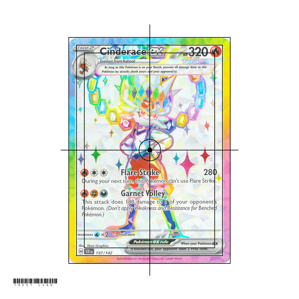 Cinderace ex Stellar Crown 157/142 Ultra Rare EN Pokemon Card Game PTCG