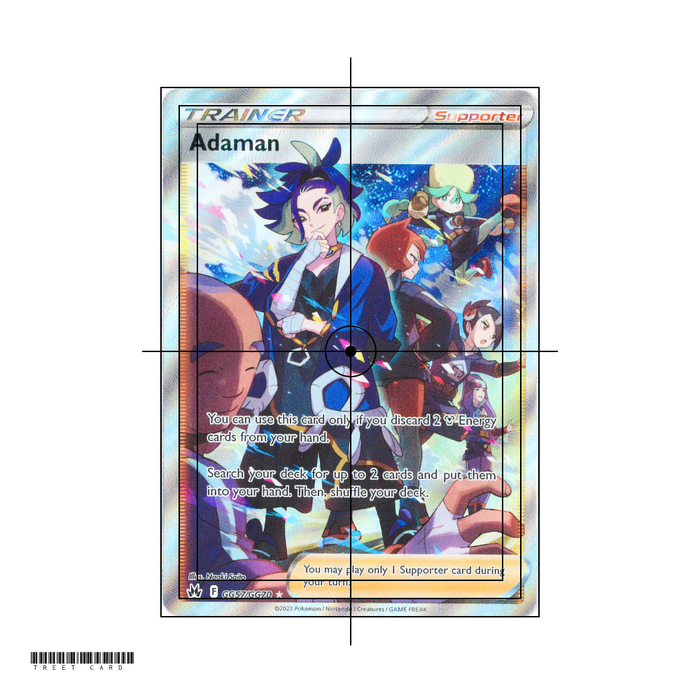 Adaman GG57/GG70 Crown Zenith EN Pokemon Card Game PTCG