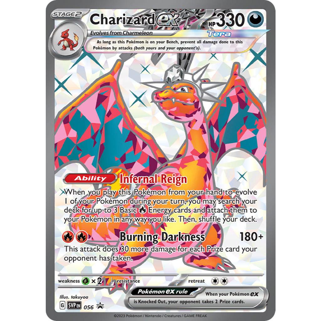 Charizard ex 056 Scarlet & Violet Promo Cards Holo EN Pokemon Card Game PTCG