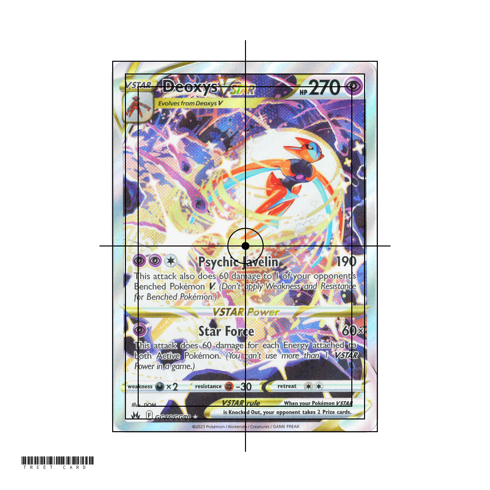 Deoxys VSTAR GG46 Crown Zenith EN Pokemon Card Game PTCG