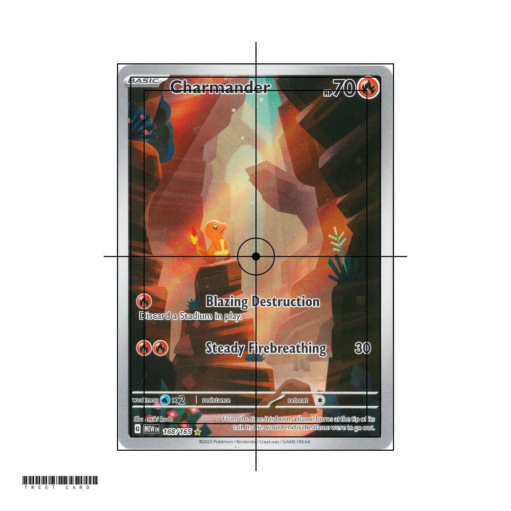 Charmander Pokemon 151 168/165 Illustration Rare Card EN Pokemon PTCG