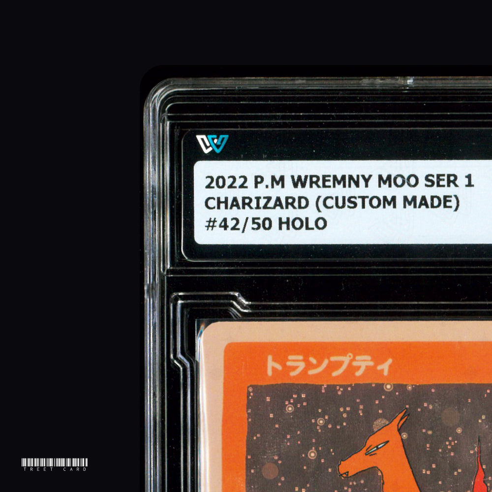 [WCG 10] Charizard (Wrenny Moo Custom) 42/50 Graded Pokemon Card PTCG