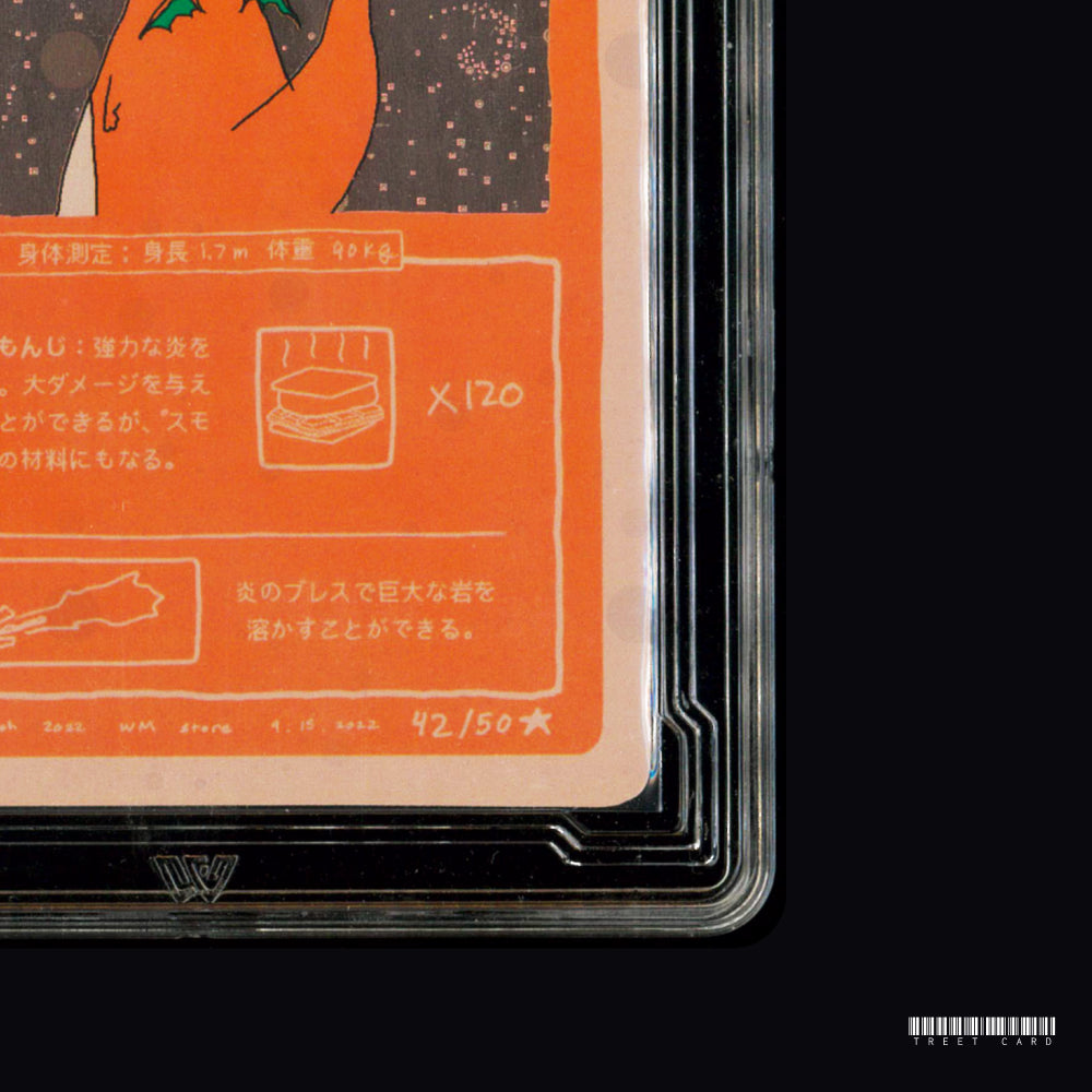[WCG 10] Charizard (Wrenny Moo Custom) 42/50 Graded Pokemon Card PTCG