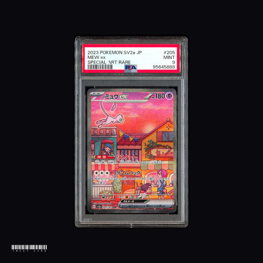 [PSA 9] Mew ex SV2a Pokemon Card 151 205/165 SAR JPN Graded Pokemon Card PTCG