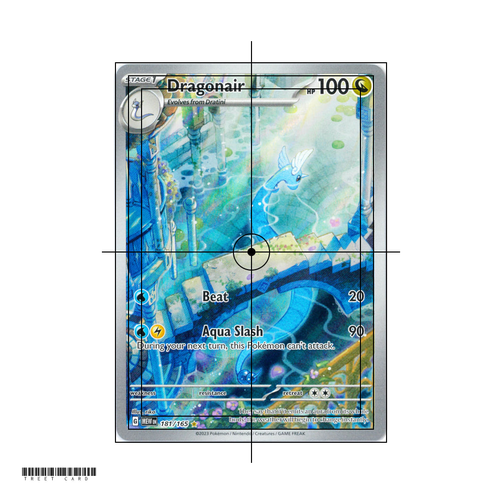 Dragonair 181/165 Pokemon Scarlet & Violet 151 Illustration Rare EN Pokemon Card Game PTCG