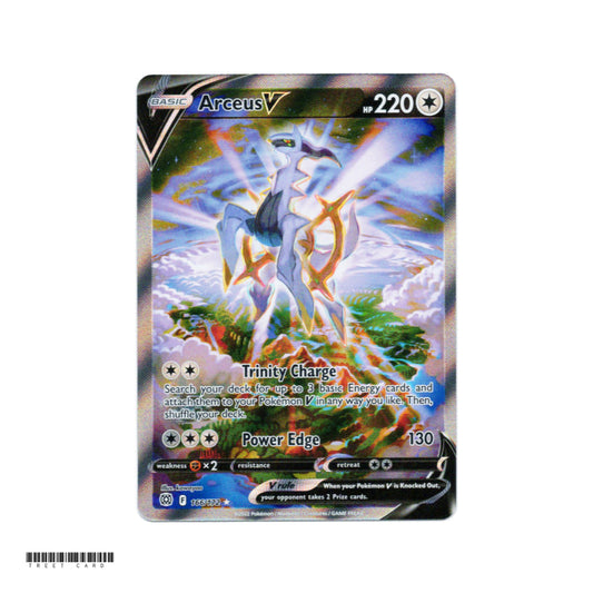 Arceus V SWSH09 166/172 Brilliant Stars Ultra Rare EN Pokemon Card Game PTCG