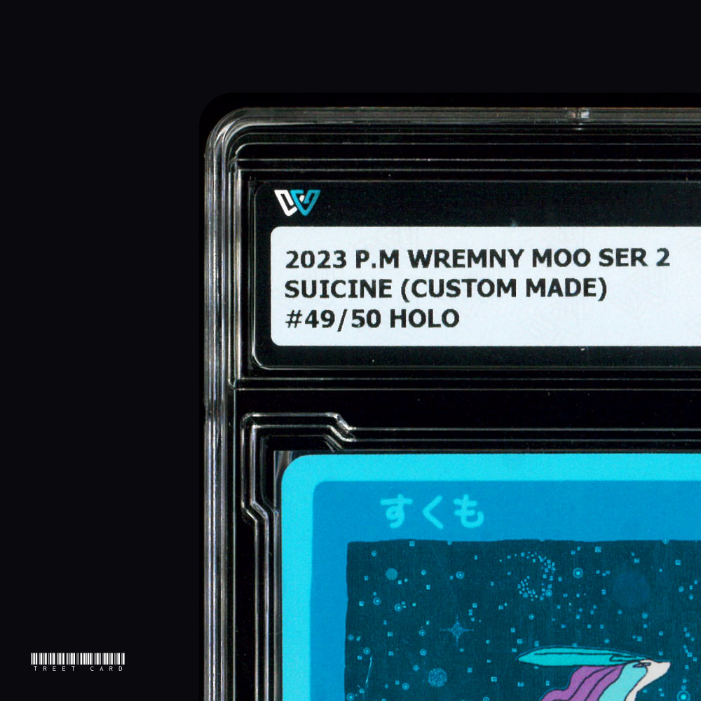 [WCG 10] Suicine (Wrenny Moo Custom) 49/50 Graded Pokemon Card PTCG