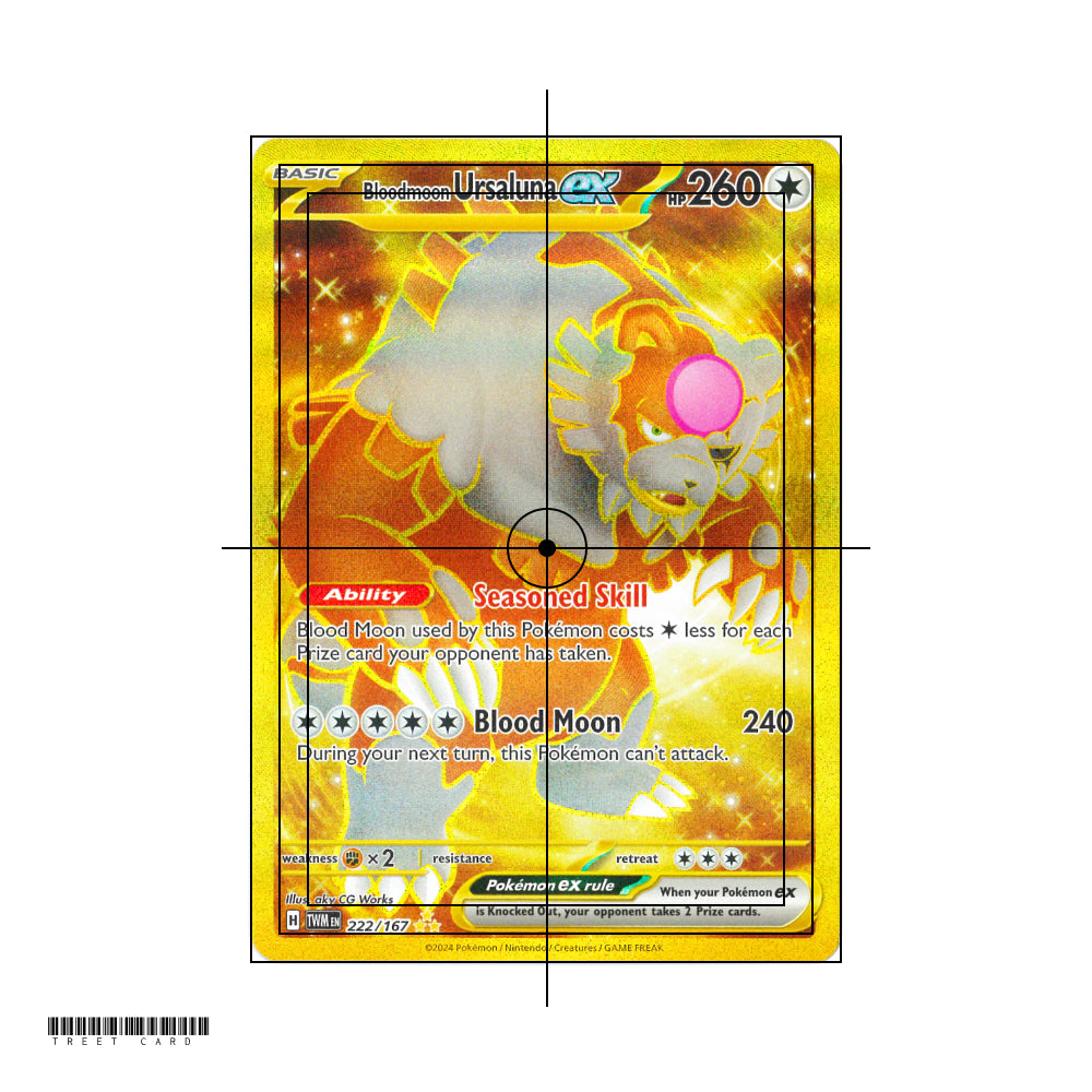 Bloodmoon Ursaluna ex 222/167 Twilight Masquerade EN Pokemon Card Game PTCG