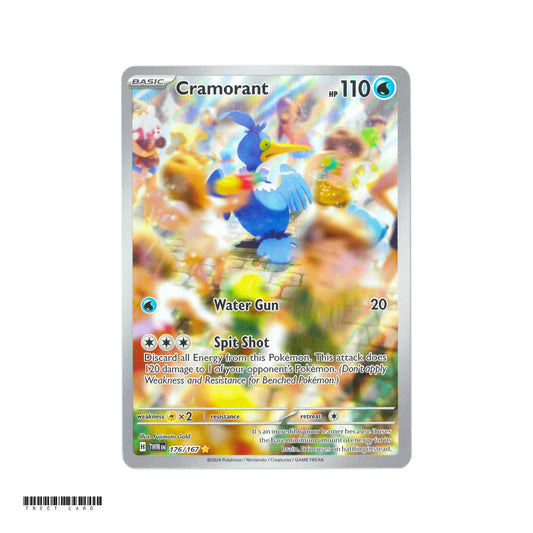 Cramorant 176 Twilight Masquerade Illustration Rare TWM EN Pokemon Card Game PTCG