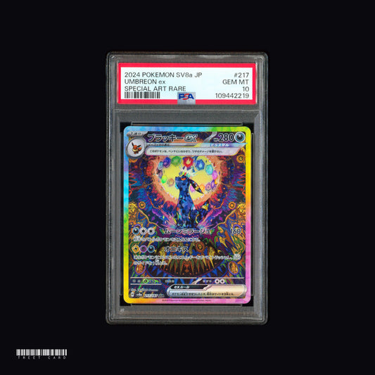 [PSA 10] Umbreon ex SV8a Terastal Festival ex 217/187 SAR JPN Graded Pokemon Card - 2219