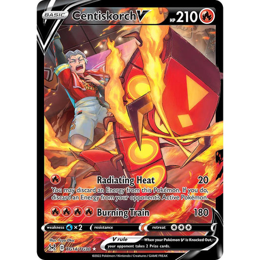 Centiskorch V TG14/TG30 SWSH11 Lost Origin Trainer Gallery EN Pokemon Card Game PTCG
