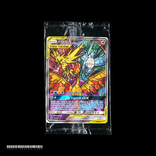 [Sealed] Moltres & Zapdos & Articuno GX Sun & Moon SM 210 NM Black Star Promo EN Pokemon Card Game PTCG