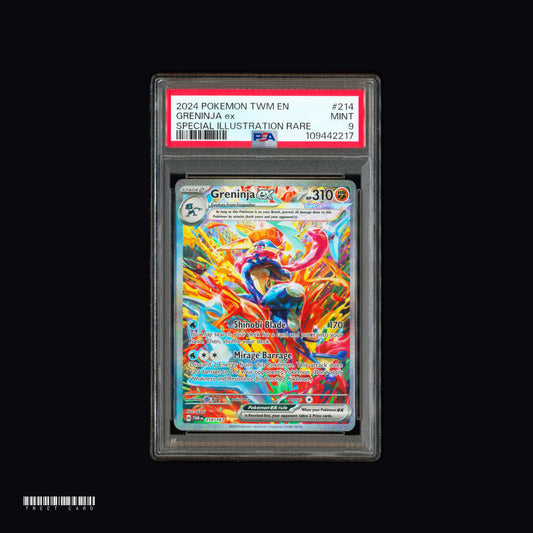 [PSA 9] Greninja ex TWM 214/167 Twilight Masquerade EN Graded Pokemon Card