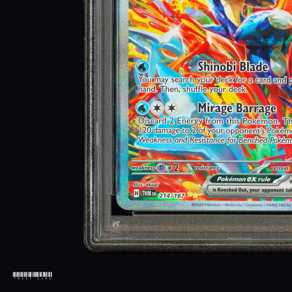 [PSA 9] Greninja ex TWM 214/167 Twilight Masquerade EN Graded Pokemon Card