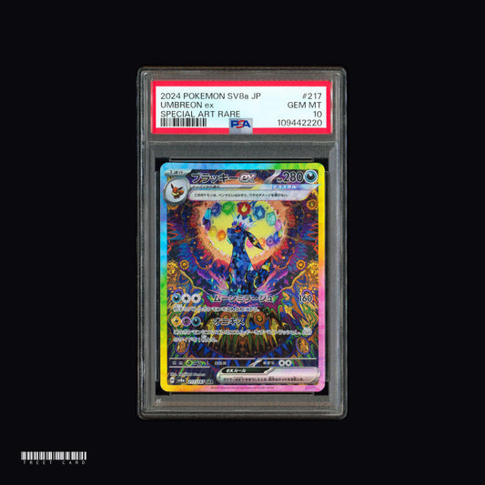 [PSA 10] Umbreon ex SV8a Terastal Festival ex 217/187 SAR JPN Graded Pokemon Card - 2220