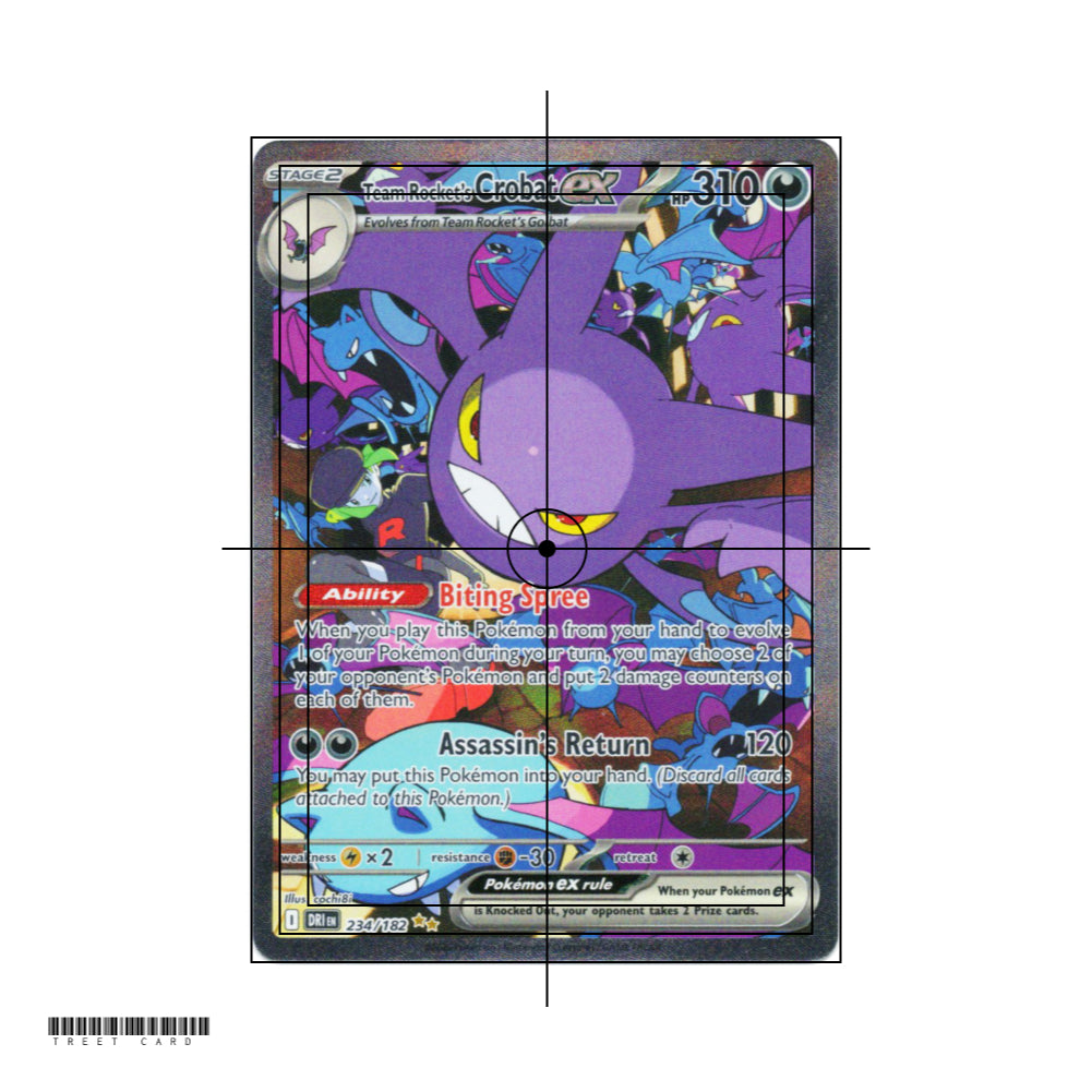Team Rocket’s Crobat ex DRI 234/182 Destined Rivals  Special Illustration Rare EN Pokemon Card Game PTCG
