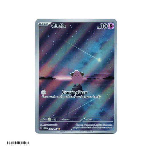 Cleffa OBF 202/197 SV03 Obsidian Flames Illustration Rare EN Pokemon Card Game PTCG