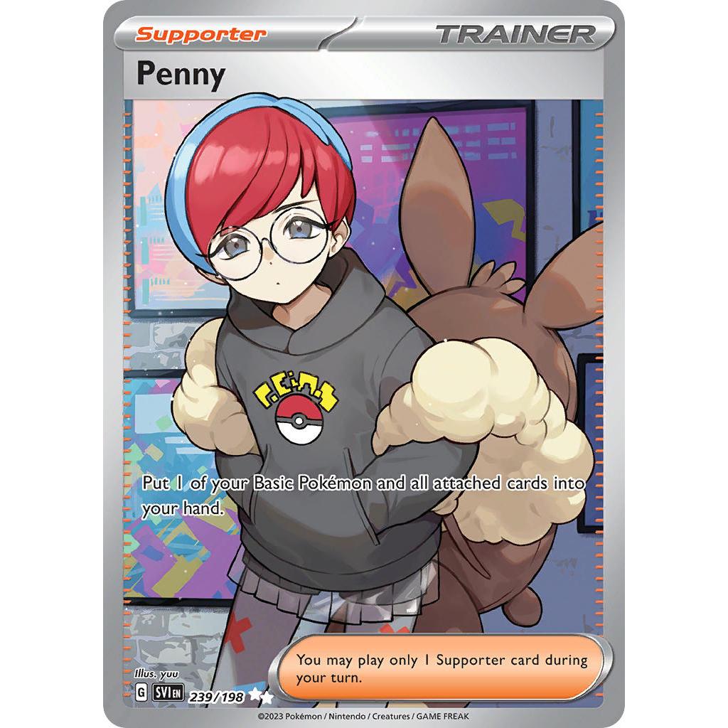 Penny SV1 239/198 SV01 Scarlet & Violet Base Set Ultra Rare EN Pokemon Card Game PTCG