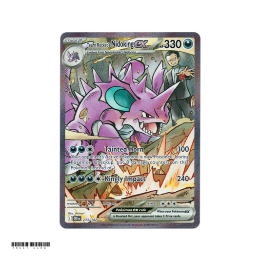 Team Rocket’s Nidoking ex DRI 233/182 Destined Rivals Special Illustration Rare EN Pokemon Card Game PTCG