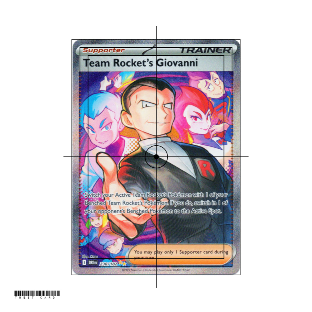 Team Rocket’s Giovanni DRI 238/182 Destined Rivals Special illustration Rare EN Pokemon Card Game PTCG