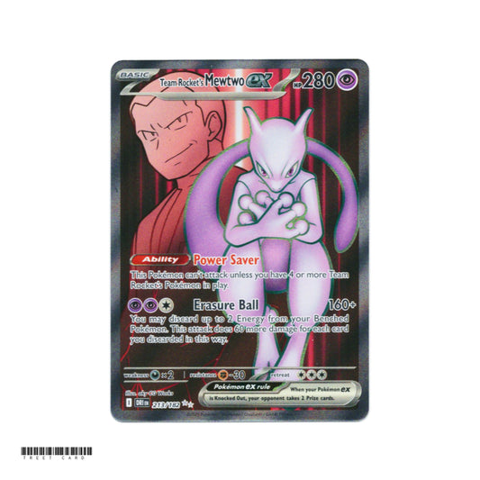 Team Rocket’s Mewtwo ex DRI 213/182 Destined Rivals  Ultra Rare EN Pokemon Card Game PTCG