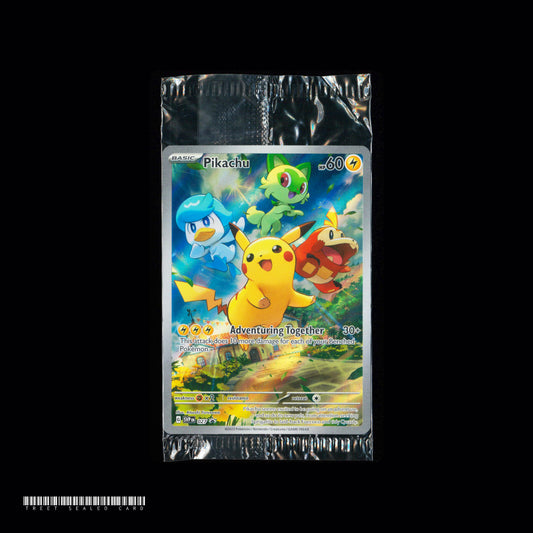 [Sealed] Pikachu SVP 027 Paldea Evolved Black Star Promo EN Pokemon Card Game PTCG