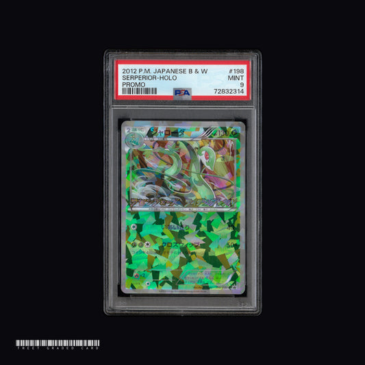 [PSA 9] Serperior 198/BW-P Graded Pokemon Card
