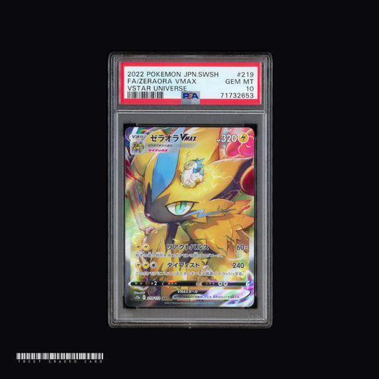 [PSA 10] Zeraora VMAX S12a 219/172 SAR JPN Graded Pokemon Card