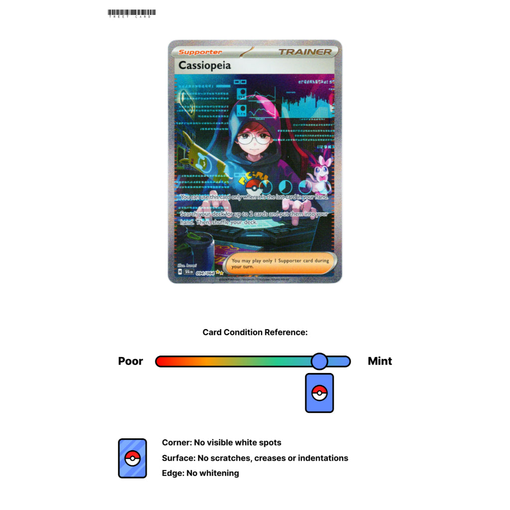 Cassiopeia Shrouded Fable 094/064 Special Illustration Rare EN Pokemon Card Game PTCG