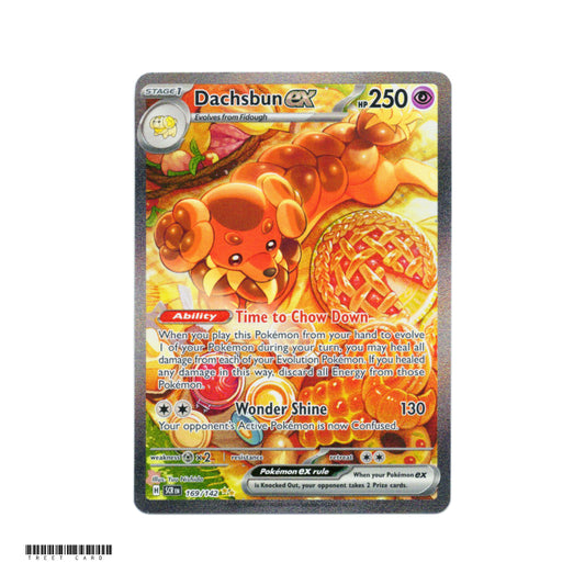 Dachsbun ex Stellar Crown 169/142 Special Illustration Rare EN Pokemon Card Game PTCG
