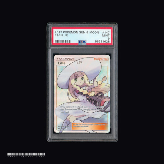 [PSA 9] Lillie Sun & Moon 147/149 White Hat EN Graded Pokemon Card