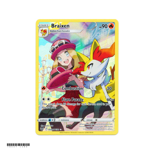 Braixen TG01/TG30 Silver Tempest Trainer Gallery EN Pokemon Card Game PTCG