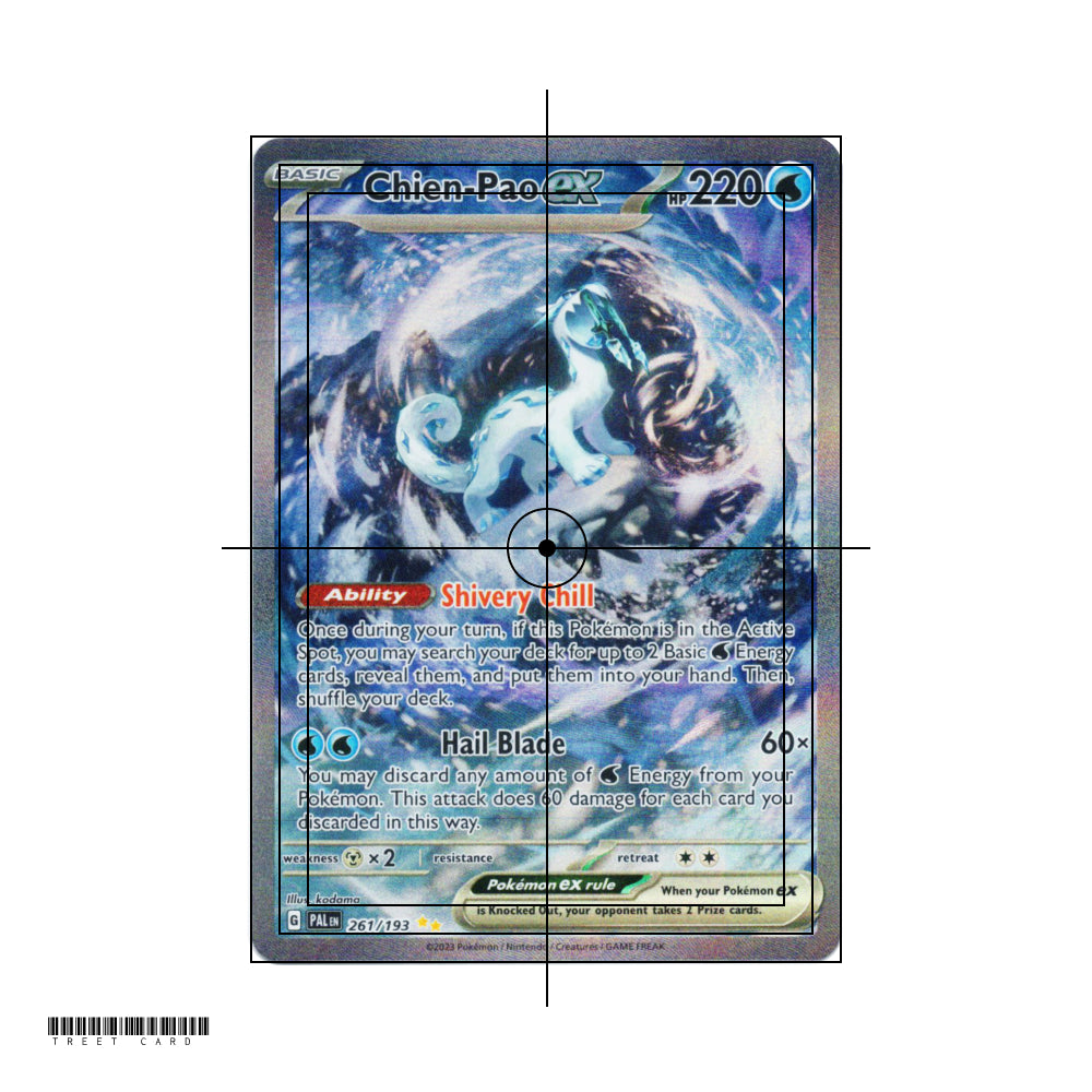 Chien-Pao ex PAL 261/193 Paldea Evolved Special Illustration EN Pokemon Card Game PTCG