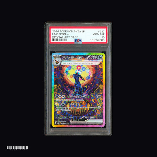 [PSA 10] Umbreon ex SV8a Terastal Festival ex 217/187 SAR JPN Graded Pokemon Card