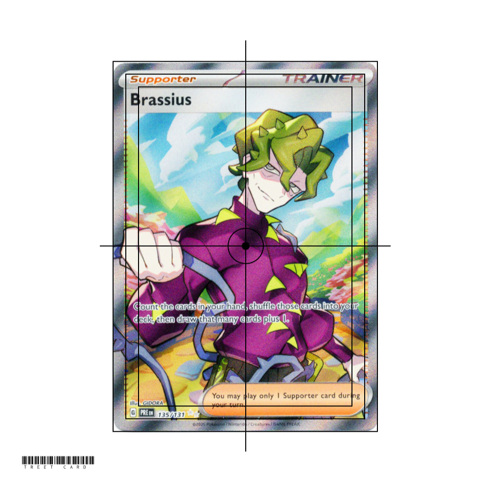 Brassius PRE 135/131 Prismatic Evolutions Ultra Rare Full Art Trainer EN Pokemon Card Game PTCG