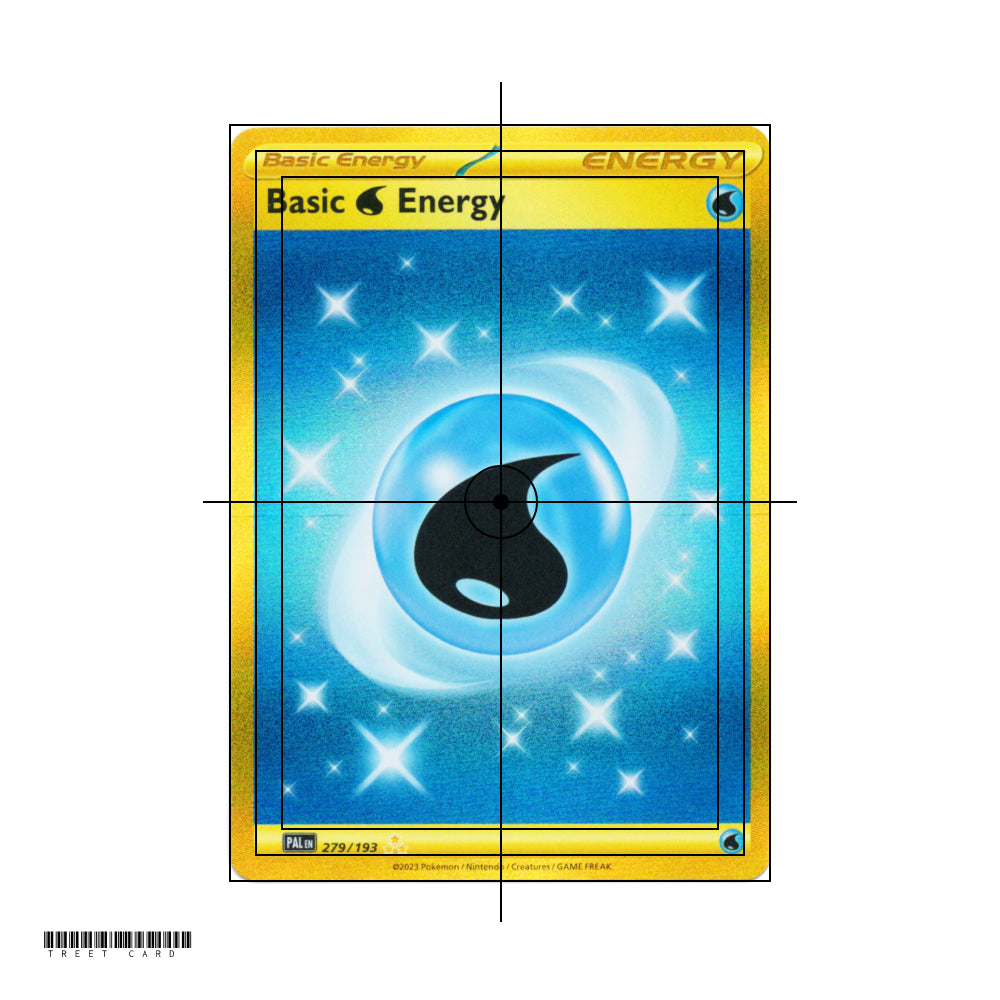 Basic Water Energy Paldea Evolved 279/193 Holo Hyper Rare EN Pokemon Card Game PTCG