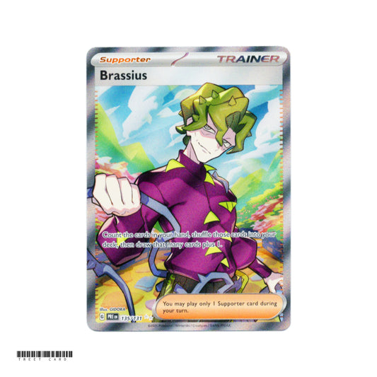 Brassius PRE 135/131 Prismatic Evolutions Ultra Rare Full Art Trainer EN Pokemon Card Game PTCG