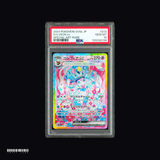 [PSA 10] Sylveon ex SV8a Terastal Festival ex 212/187 SAR JPN Graded Pokemon Card - 8198