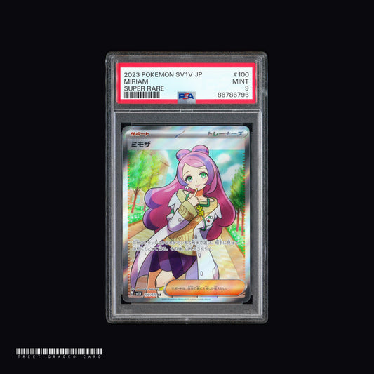 [PSA 9] Miriam SV1V Violet ex 100/078 SR Graded Pokemon Card