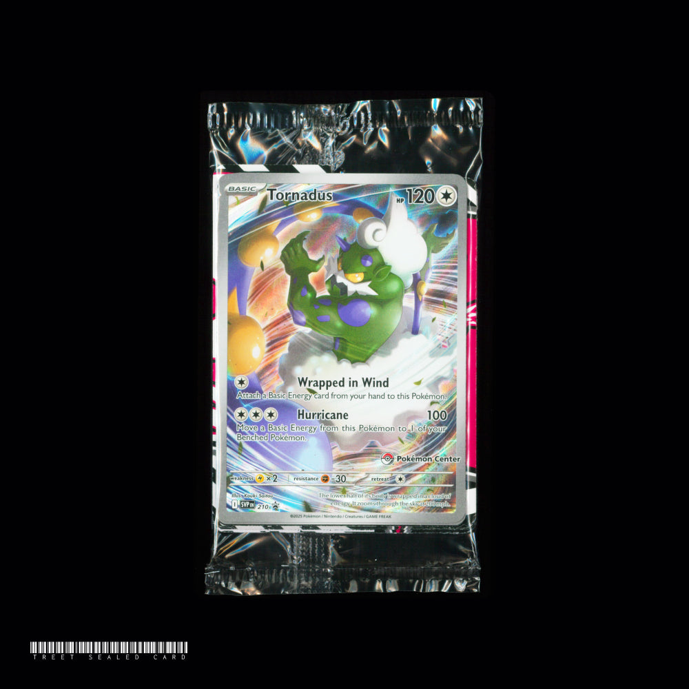 [Sealed] Tornadus SVP 210 (Pokemon Center Exclusive) White Flare ETB Black Star Promo EN Pokemon Card Game PTCG