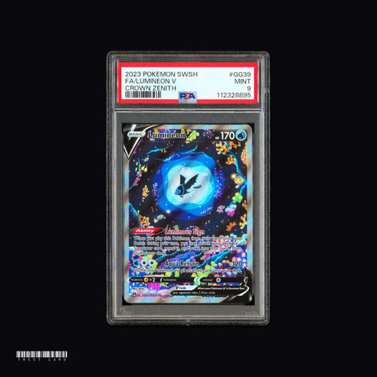 [PSA 9] Lumineon V Crown Zenith Galarian Gallery GG39/070 Rare Holo V EN Graded Pokemon Card Game PTCG
