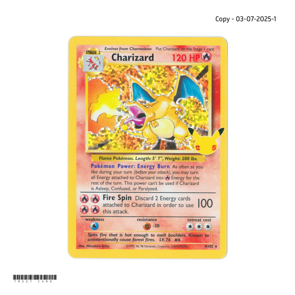 [SET] Charizard Blastoise Venusaur 25th Celebrations Classic Collection 002/004/015 EN Pokemon Card Game PTCG