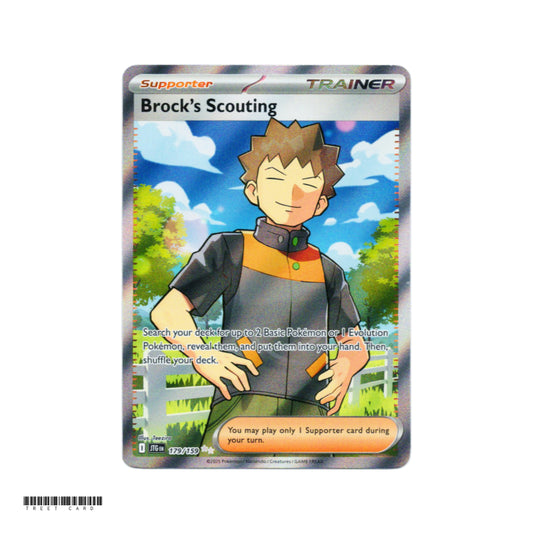 Brock's Scouting JTG 179/159 Journey Together Full Art EN Pokemon Card Game PTCG