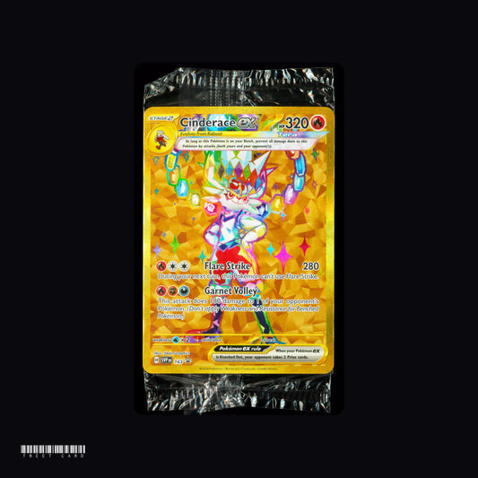 [Sealed] Cinderace ex SVP 163 Black Star Promo EN Pokemon Card Game PTCG
